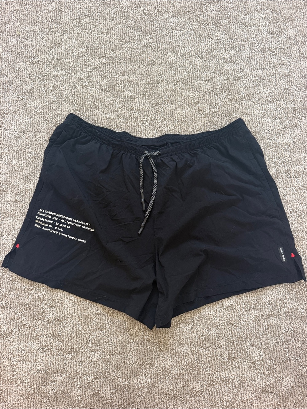Men's Black ASRV shorts